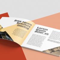 方形骑马钉画册